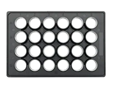 德國(guó)艾本德(Eppendorf)Cell Imaging Plates，帶板蓋，黑色底透，平底無菌、無熱原,無RNase和DNase,無人類和細(xì)菌DNA。無細(xì)胞毒素,24孔細(xì)胞成像培養(yǎng)板,25μm薄膜